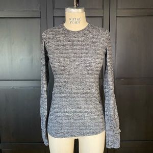 Lululemon Long Sleeve in Coco Pique Black Lululemon Think Fast Long Sleeve
